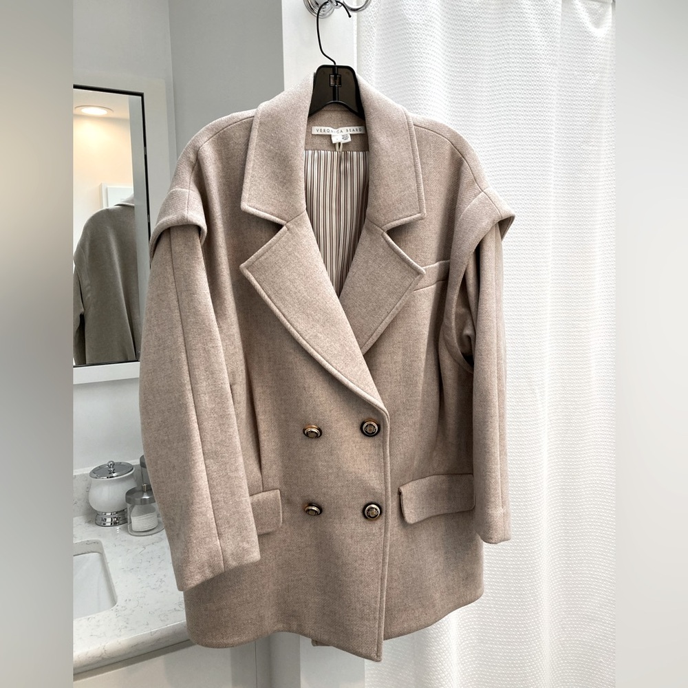 Veronica Beard Ikaria Oversized Dickey Coat